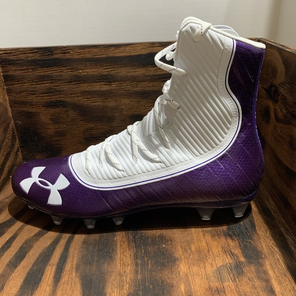 Size 13 Under Armour Highlight MC Football Cleats Evite/purple  3021478-601 NEW - Picture 1 of 8